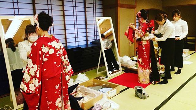 成人式お仕度をさせて頂きました○＾＾○
